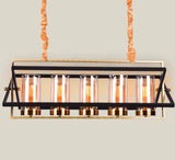 Aurum Vibe: Amber Glass Chandelier